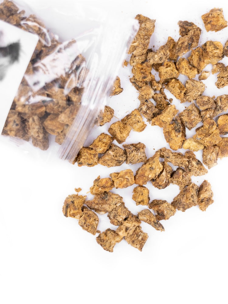 Snack’it mini trainers rødspætte
Naturlig snack
Hundegodbid
Træningsgodbid