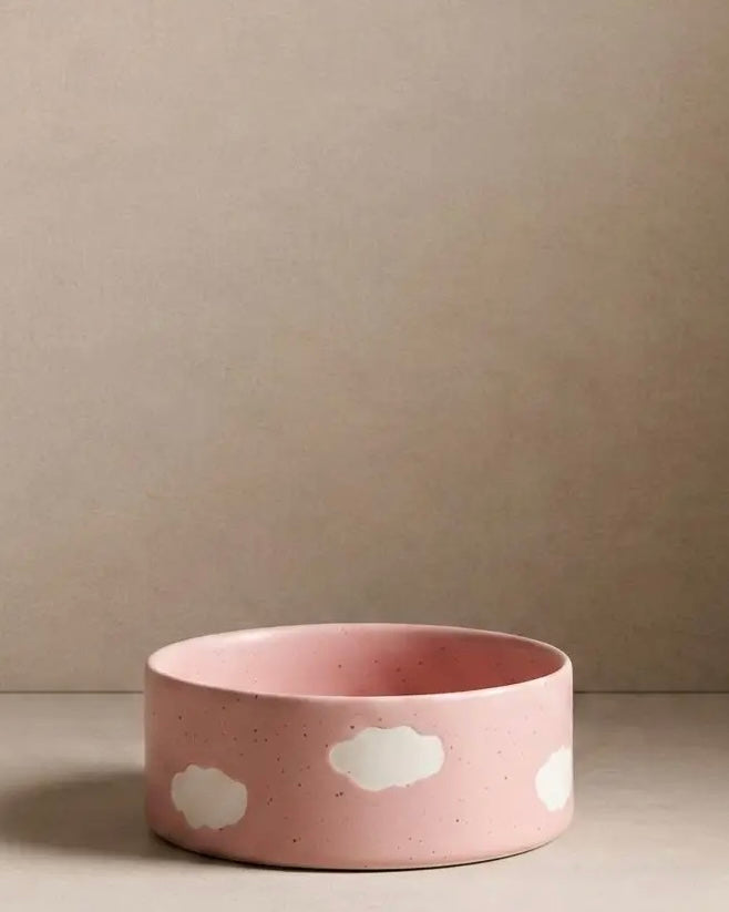 Pink Cloud Keramikskåle - 2 stk, 16,5 cm