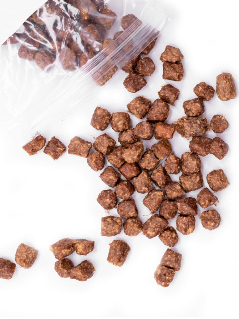 Snack’it mini trainers kalkunkød
Naturlig snack
Hundegodbid
Træningsgodbid