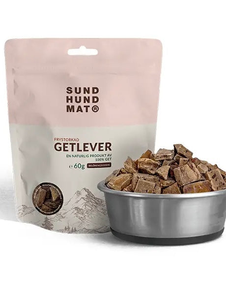 Frysetørret Gedelever - 60g