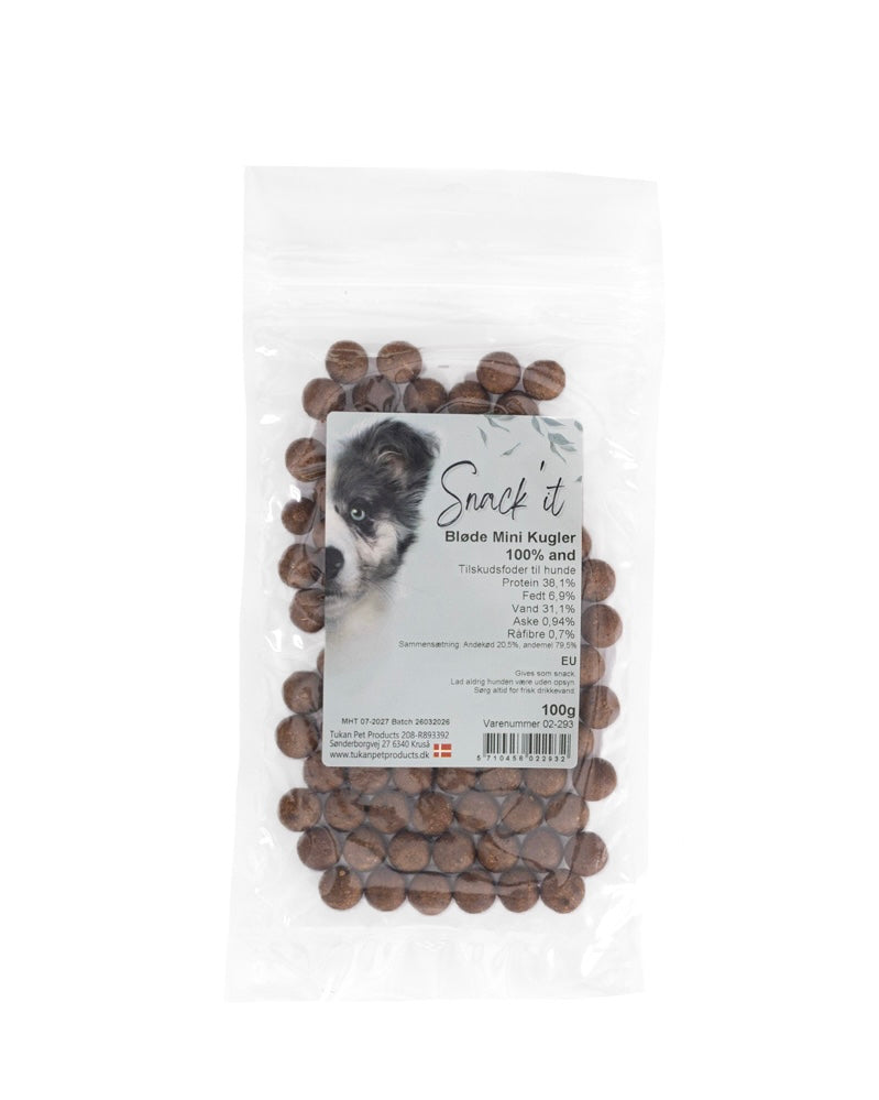 Snack'it Bløde Mini Kugler - 100% And - 100g