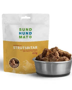 Frysetørrede Strudsebidder - 60g