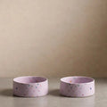 Purple Dot Keramikskåle - 2 stk, 16,5 cm