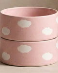 Pink Cloud Keramikskåle - 2 stk, 16,5 cm