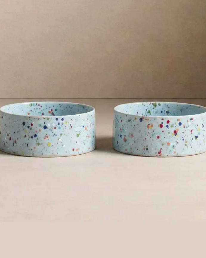 Sky Dot Keramikskåle - 2 stk, 16,5 cm