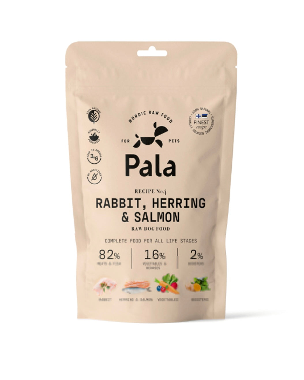 Recipe #4 - Kanin, Sild & Laks (100g/400g/1kg)