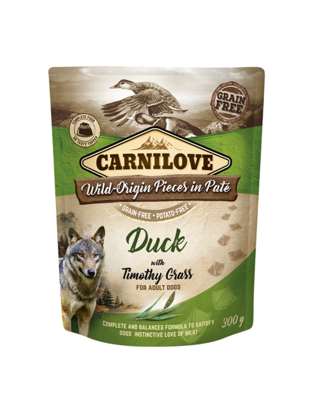 Carnilove Pouch Paté Duck with Timothy Grass 300 g
