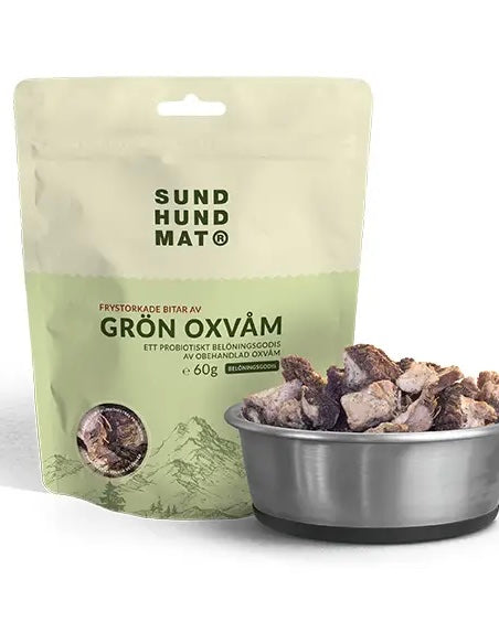 Frysetørret Oksevom (En Probiotisk Belønningsgodbid) - 60g