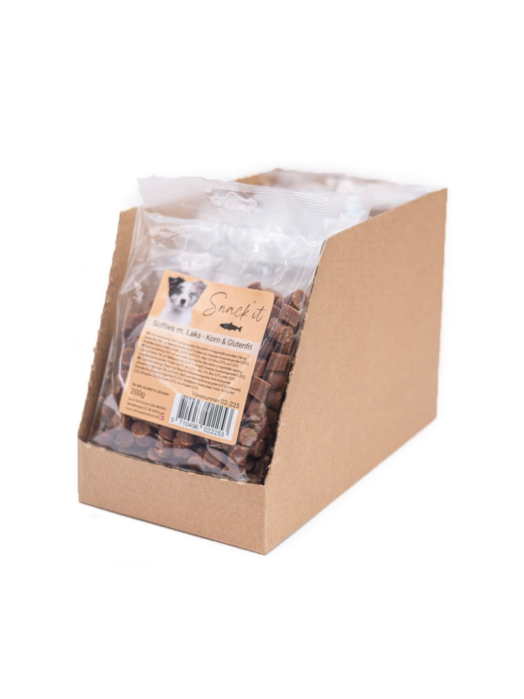 Snack’it softies m. Laks
Naturlig snack
Hundegodbid
Træningsgodbid