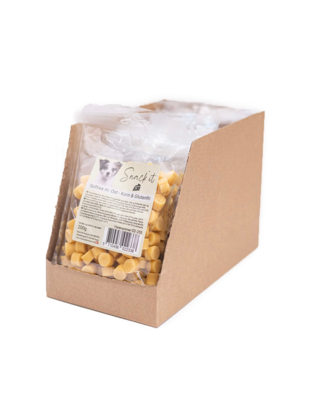 Snack’it softies m. Ost
Naturlig snack
Hundegodbid
Træningsgodbid