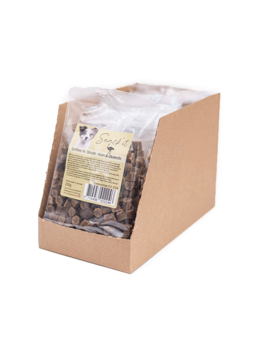 Snack’it softies m. Struds
Naturlig snack
Hundegodbid
Træningsgodbid