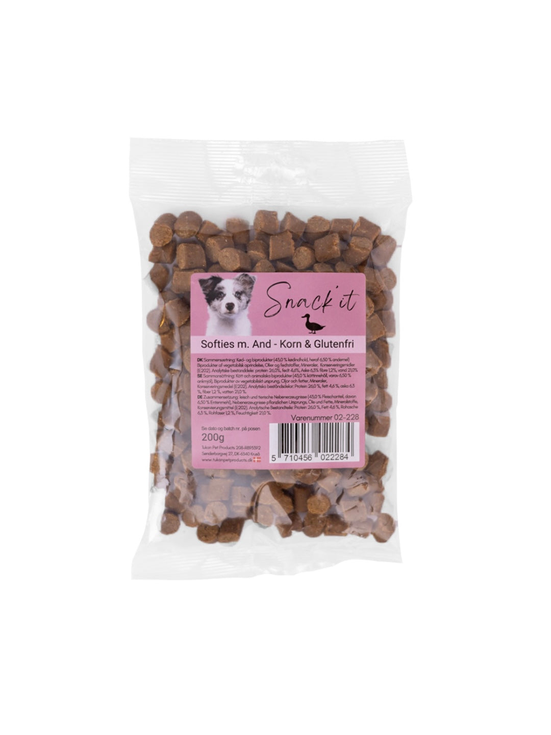 Snack’it softies m. And
Naturlig snack
Hundegodbid
Træningsgodbid