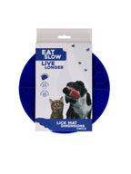 Eat Slow Live Longer Lick Mat Lyserød