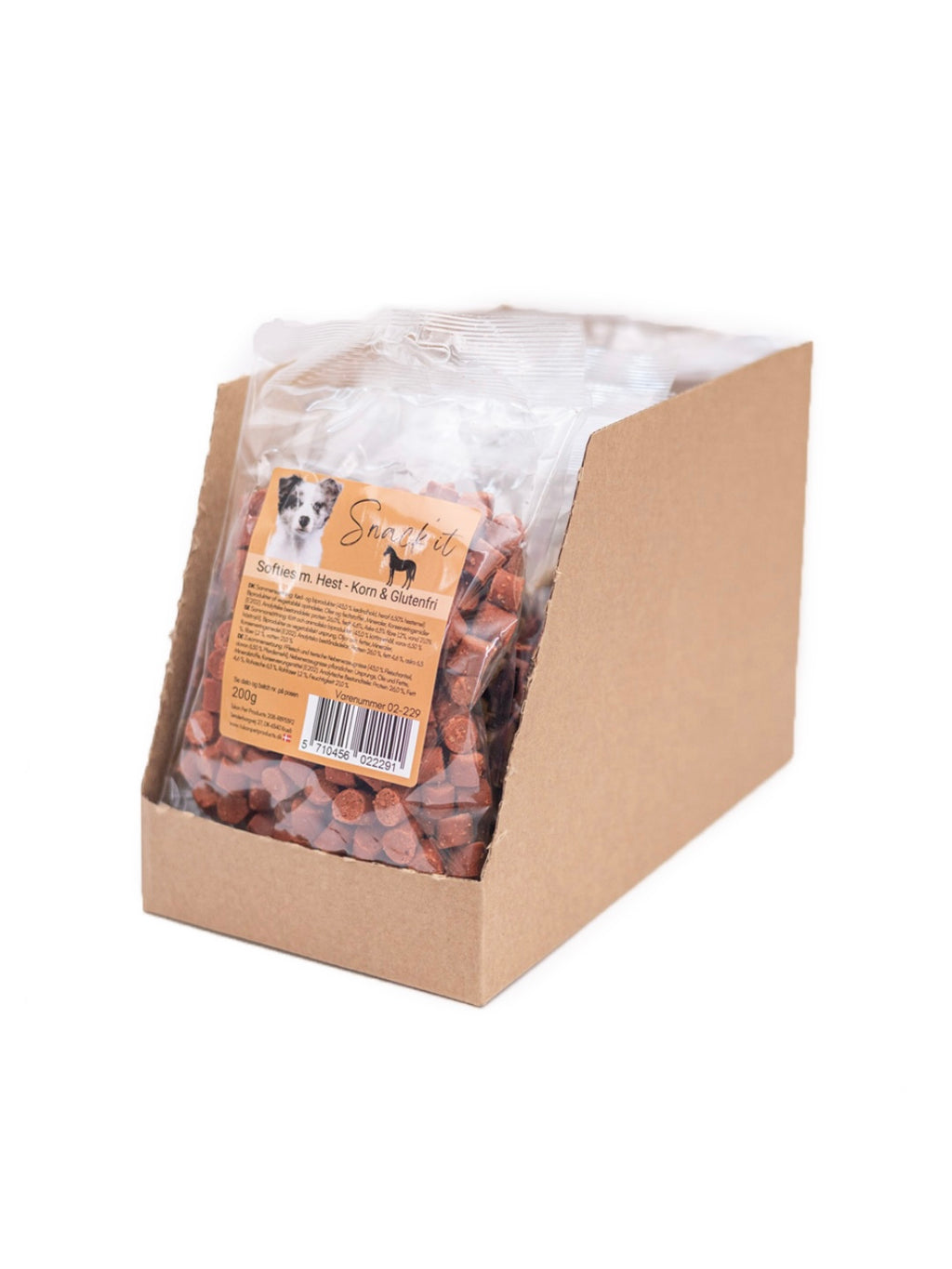 Snack’it softies m. Hest
Naturlig snack
Hundegodbid
Træningsgodbid